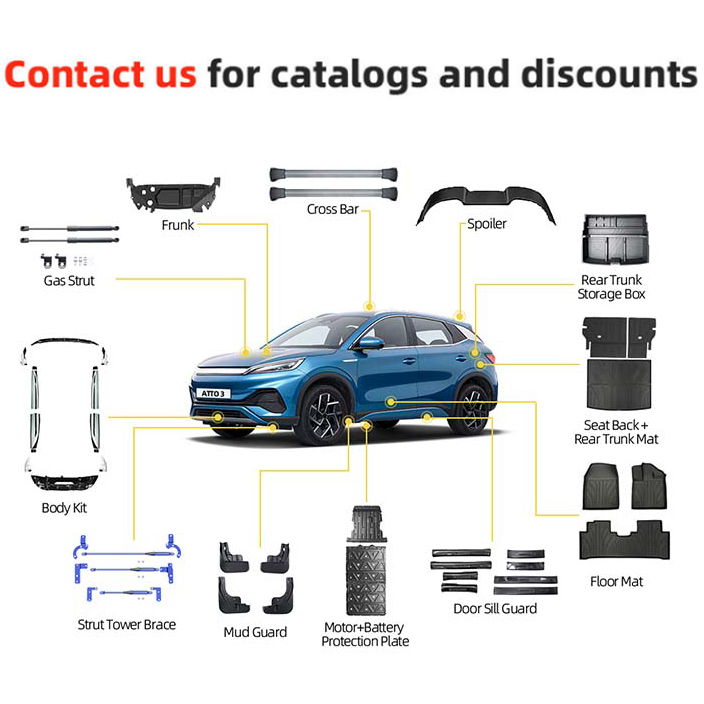 Personalize your BYD Yuan Plus with a range of accessories