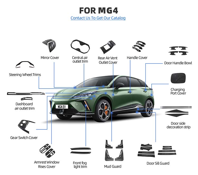 Explore our wide selection of must-have accessories for your MG 4