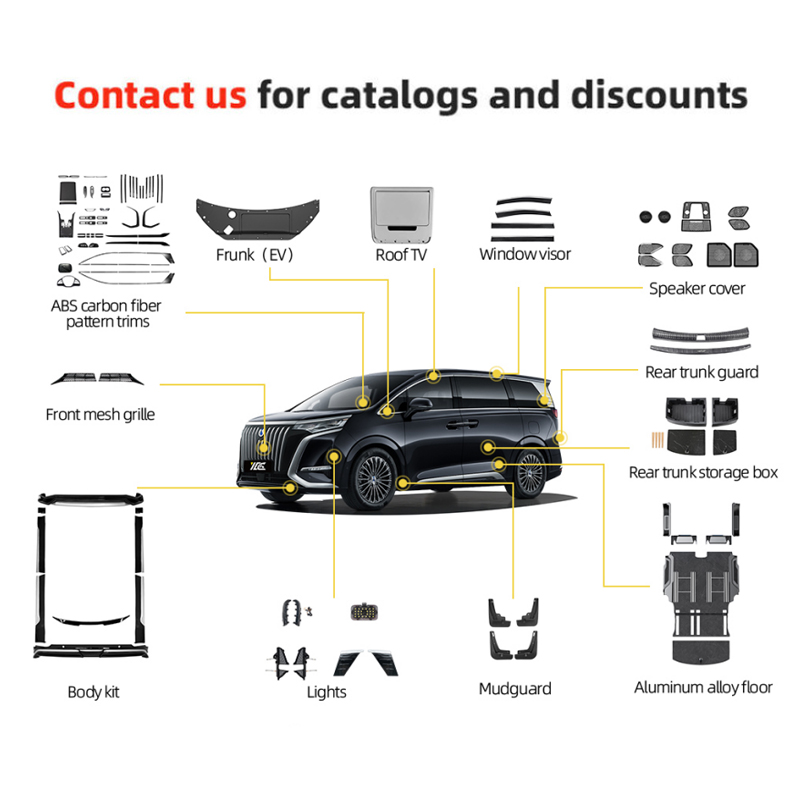 Wide selection of accessories to meet all your customers' needs