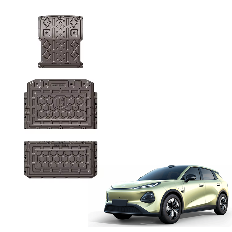 Maremlyn Skid Plate for Changan Nevo Q05 Aluminum Magnesium Front Motor Plate Front Rear Battery Plate EV Car Exterior Accessories