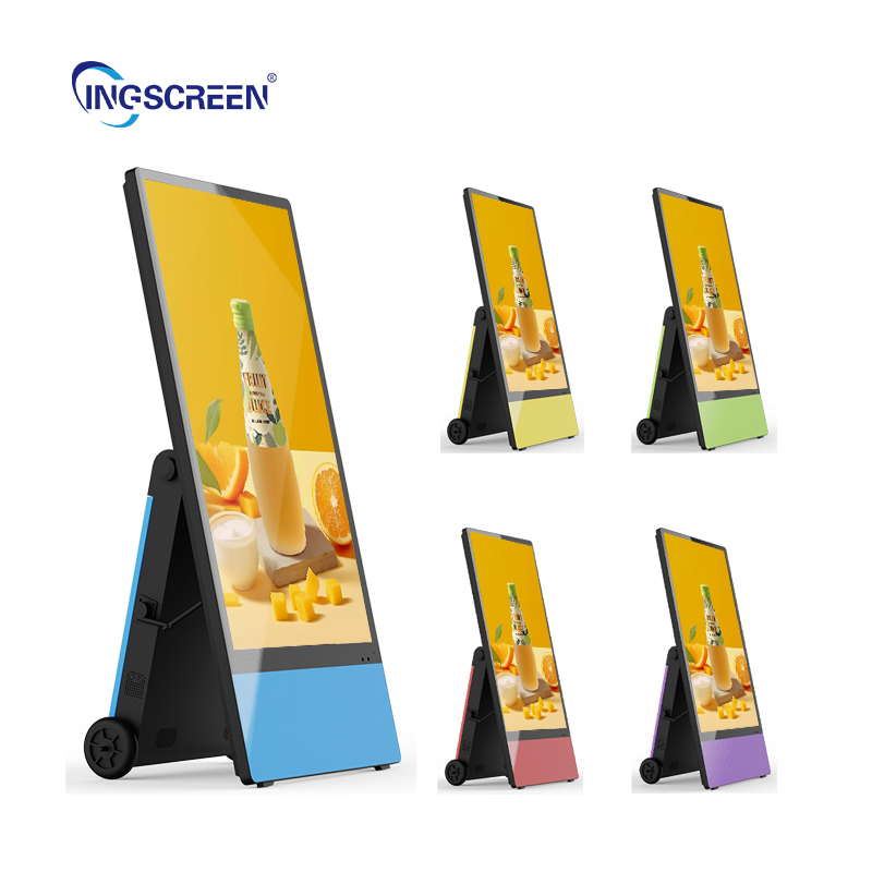 All-weather eye-catching weapon highlight the rainproof outdoor removable floor stand digital signage, so that your store information can be seen rain or shine.jpg