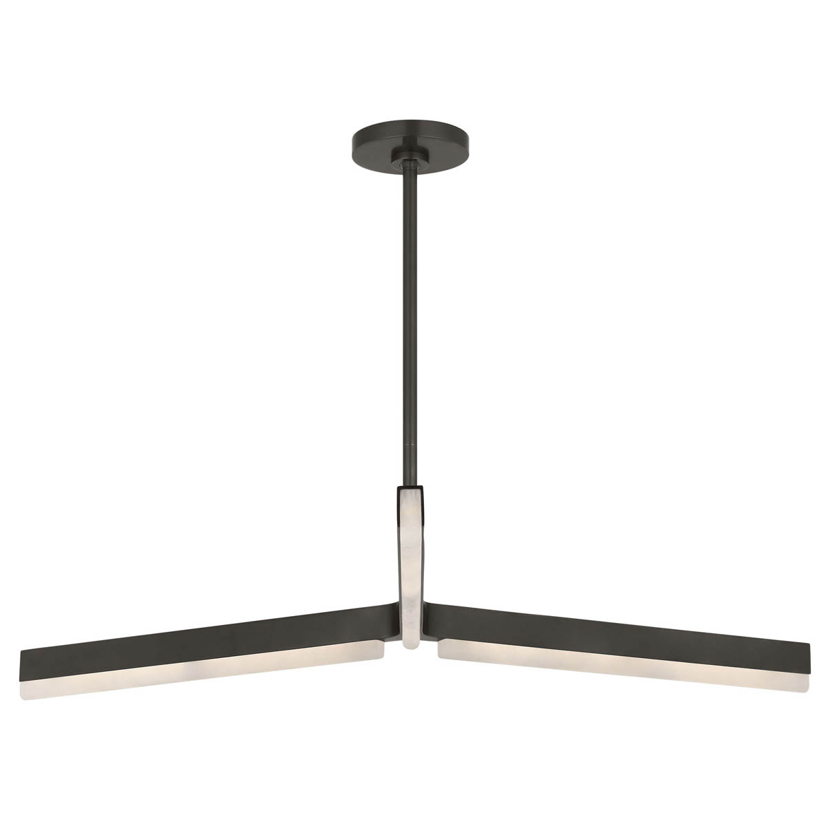 Suspension linéaire moderne en albâtre NHB-C166 BL – Suspension minimaliste à plusieurs niveaux