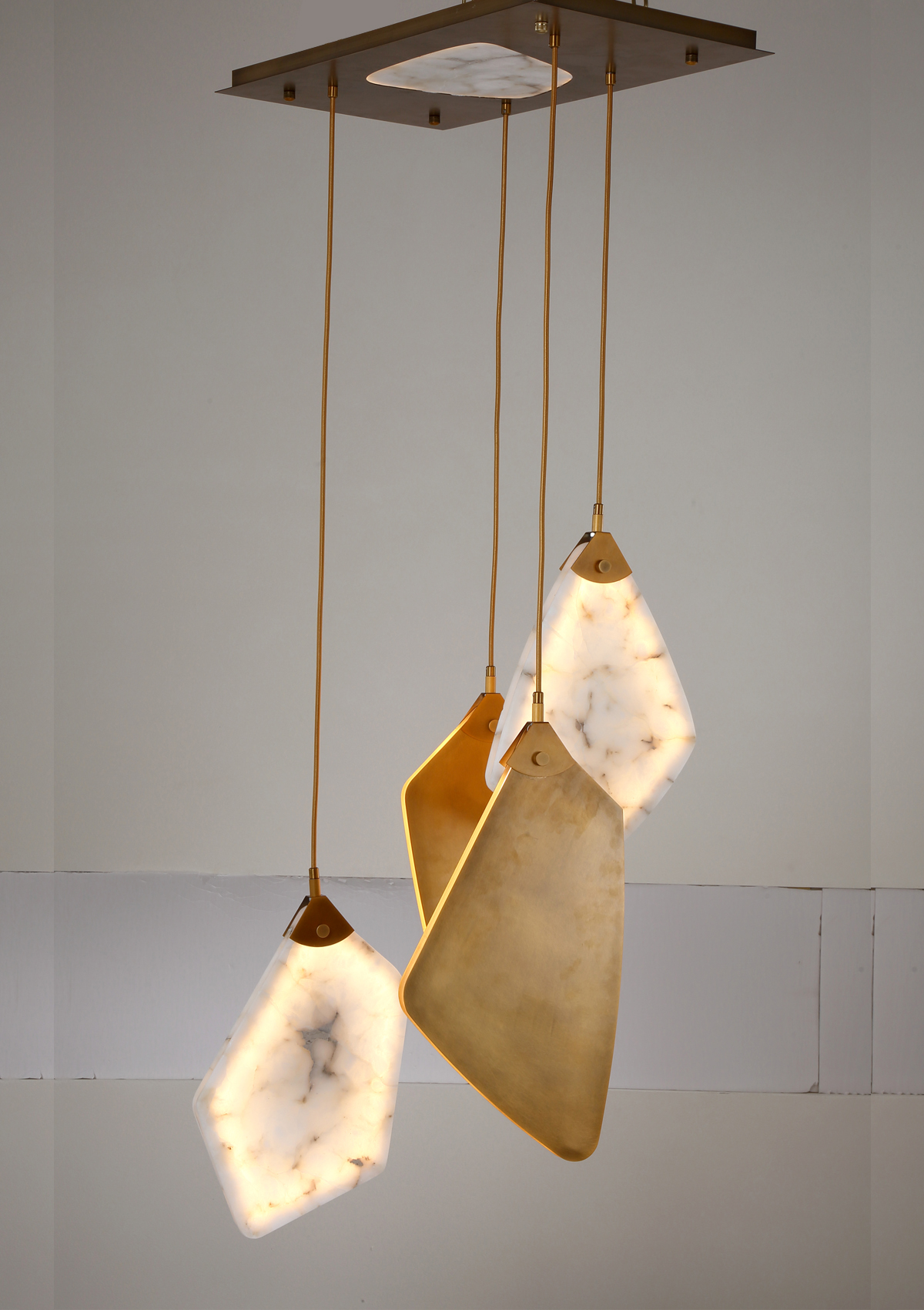 Elevate Your Space with Alabaster Bronze Chandeliers