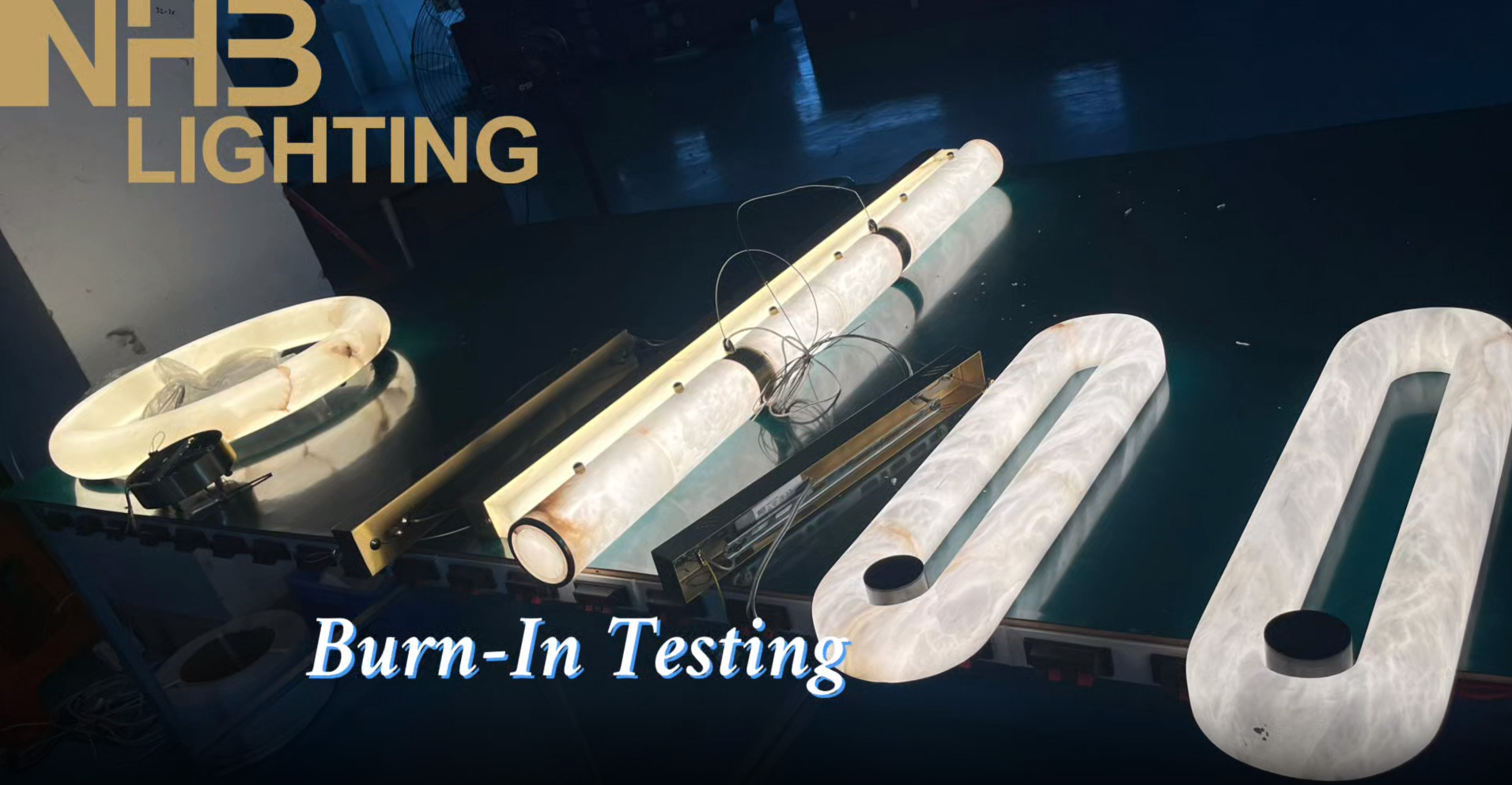 Lighting Burn-In Test After Assembly | Quality Inspection Process