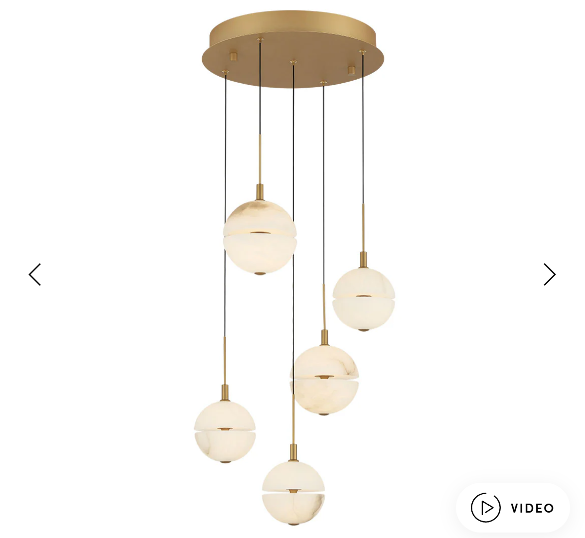 Elevate Your Space with Luxurious Alabaster Light Pendants
