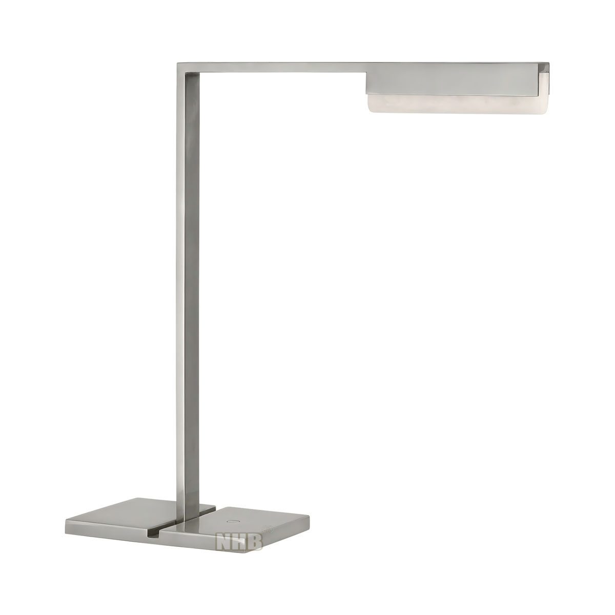 Lampe de table minimaliste géométrique NHB-T166 – Trois finitions élégantes : laiton, noir et nickel sable