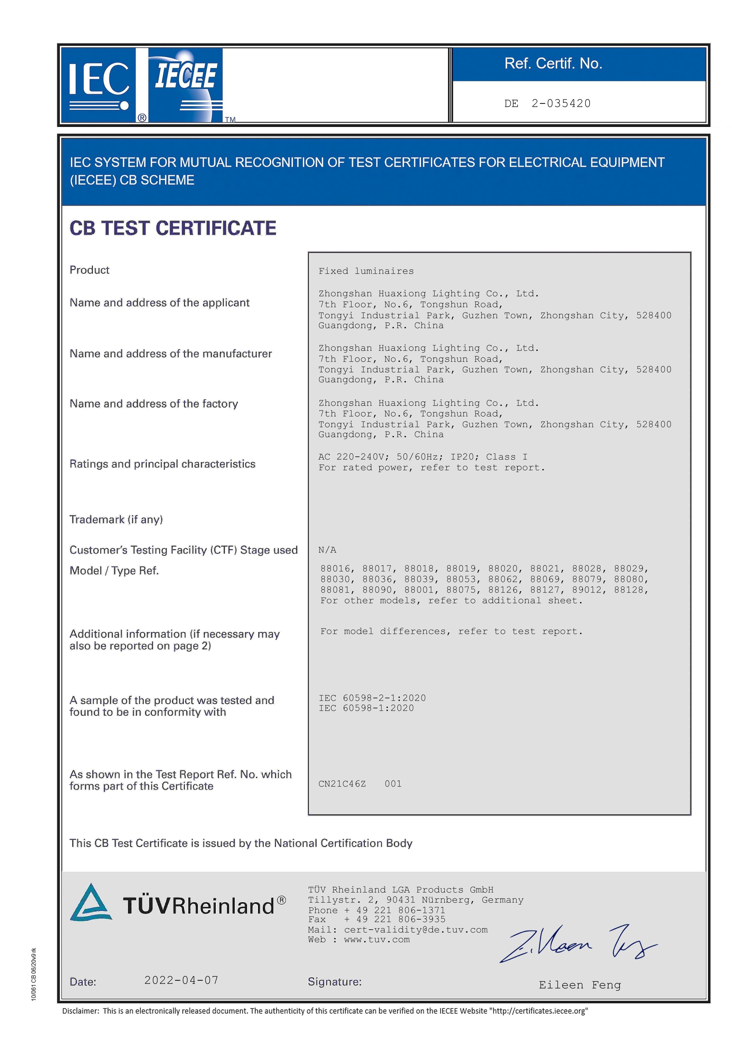 Certificat