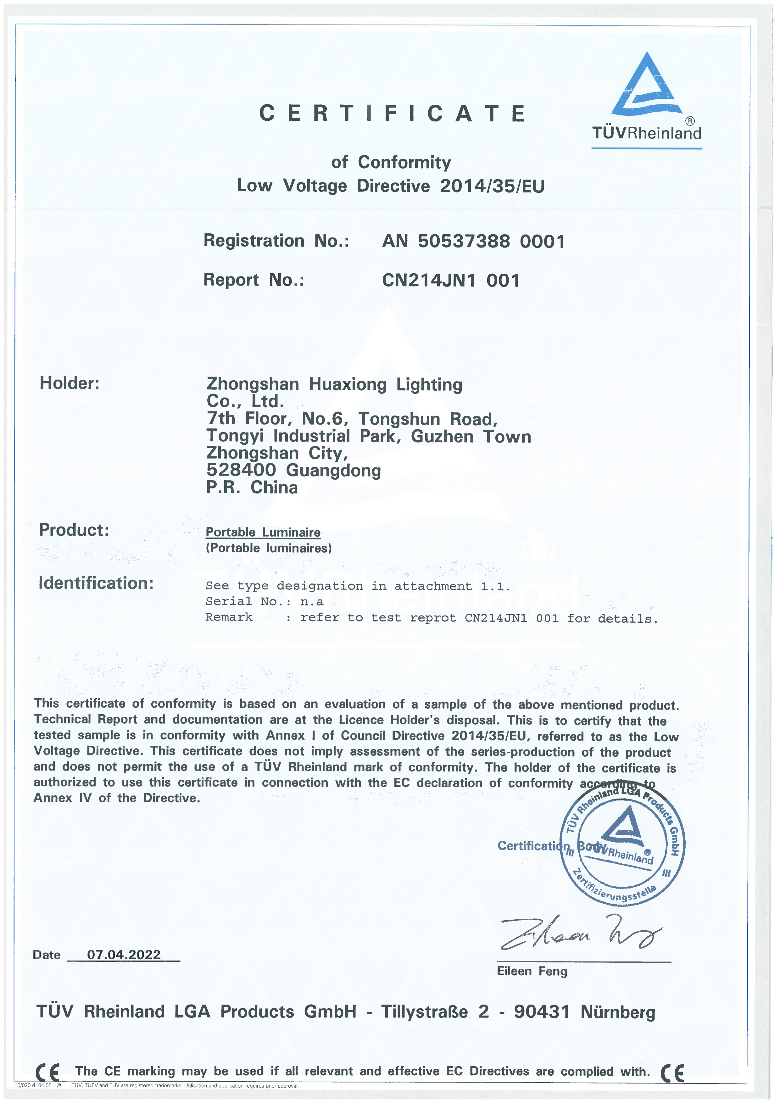 Certificat