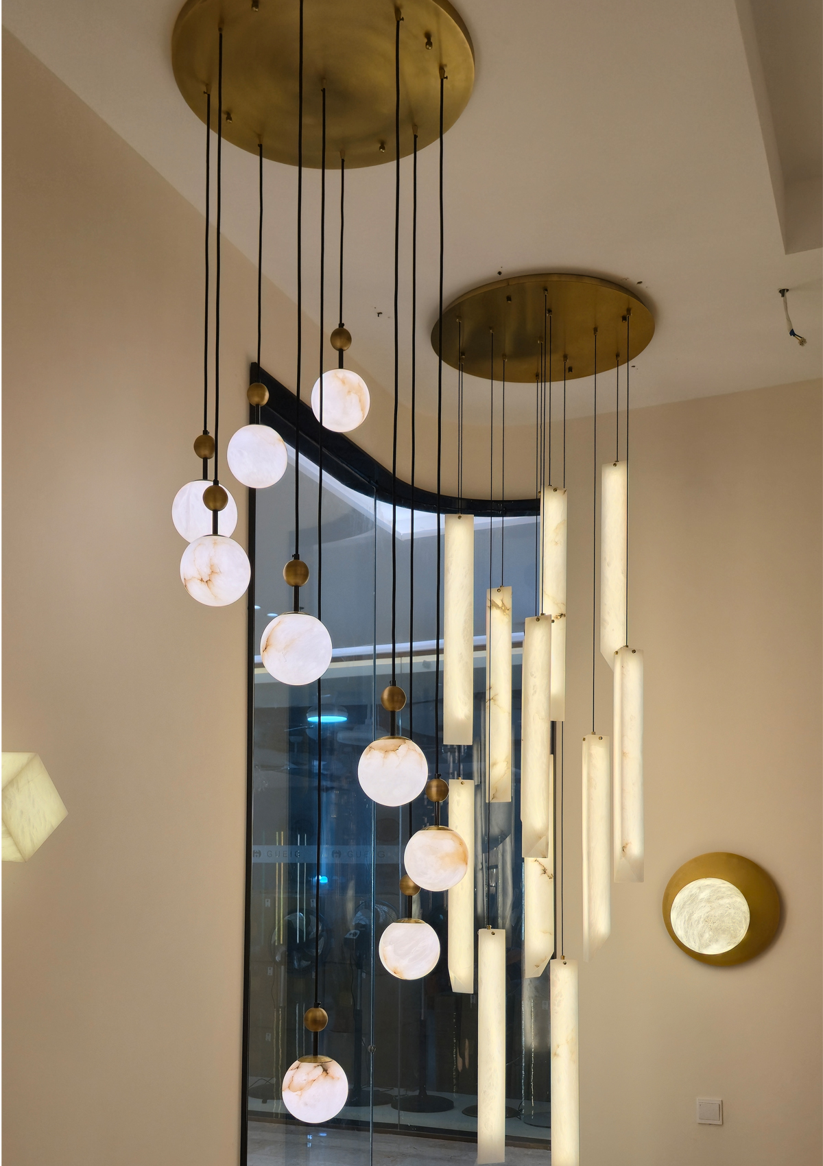 Elevate Your Space with Luxurious Alabaster Pendant Lamps