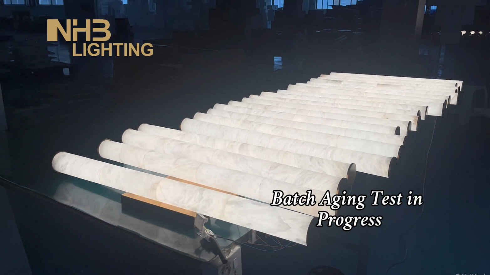 Batch Lighting Test for Alabaster Wall Lights  NHB Lighting Quality Control
