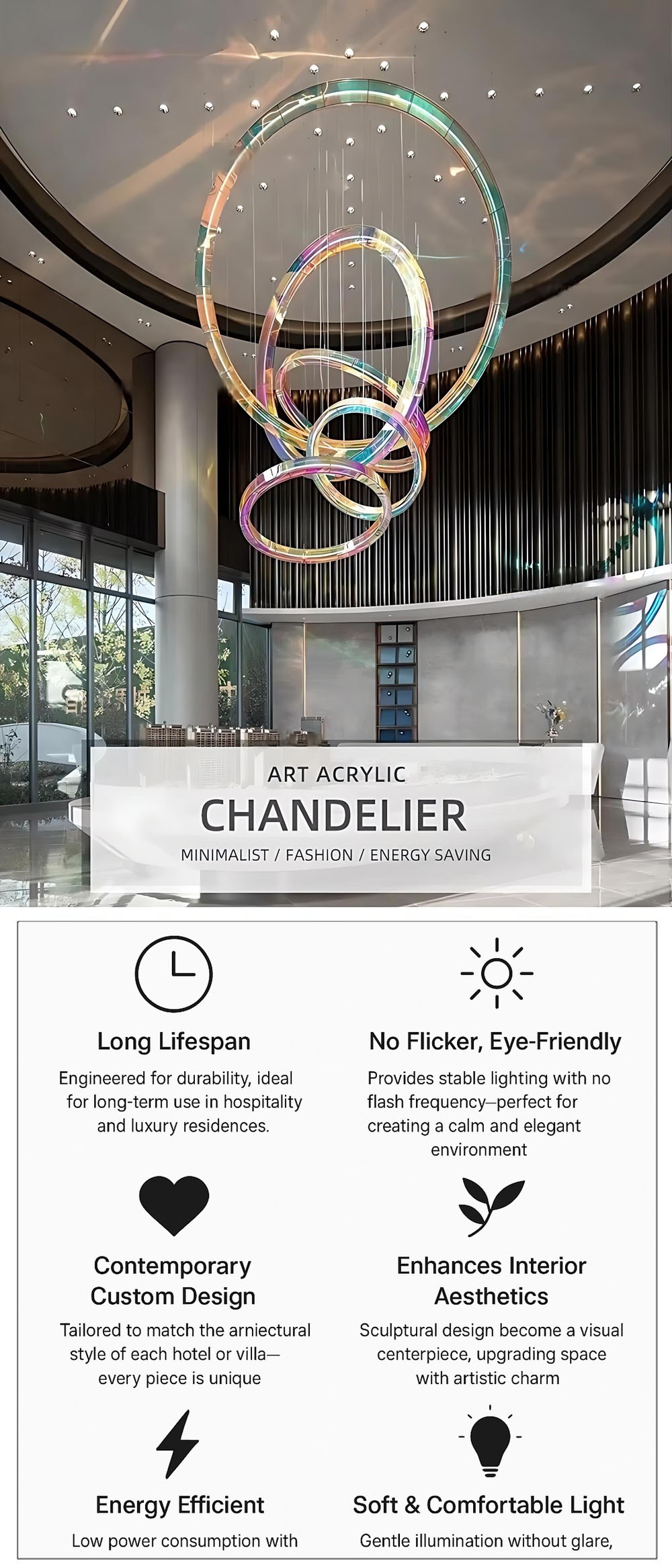 2.Acrylic Loop Chandelier - Bright Luxury Design.jpeg