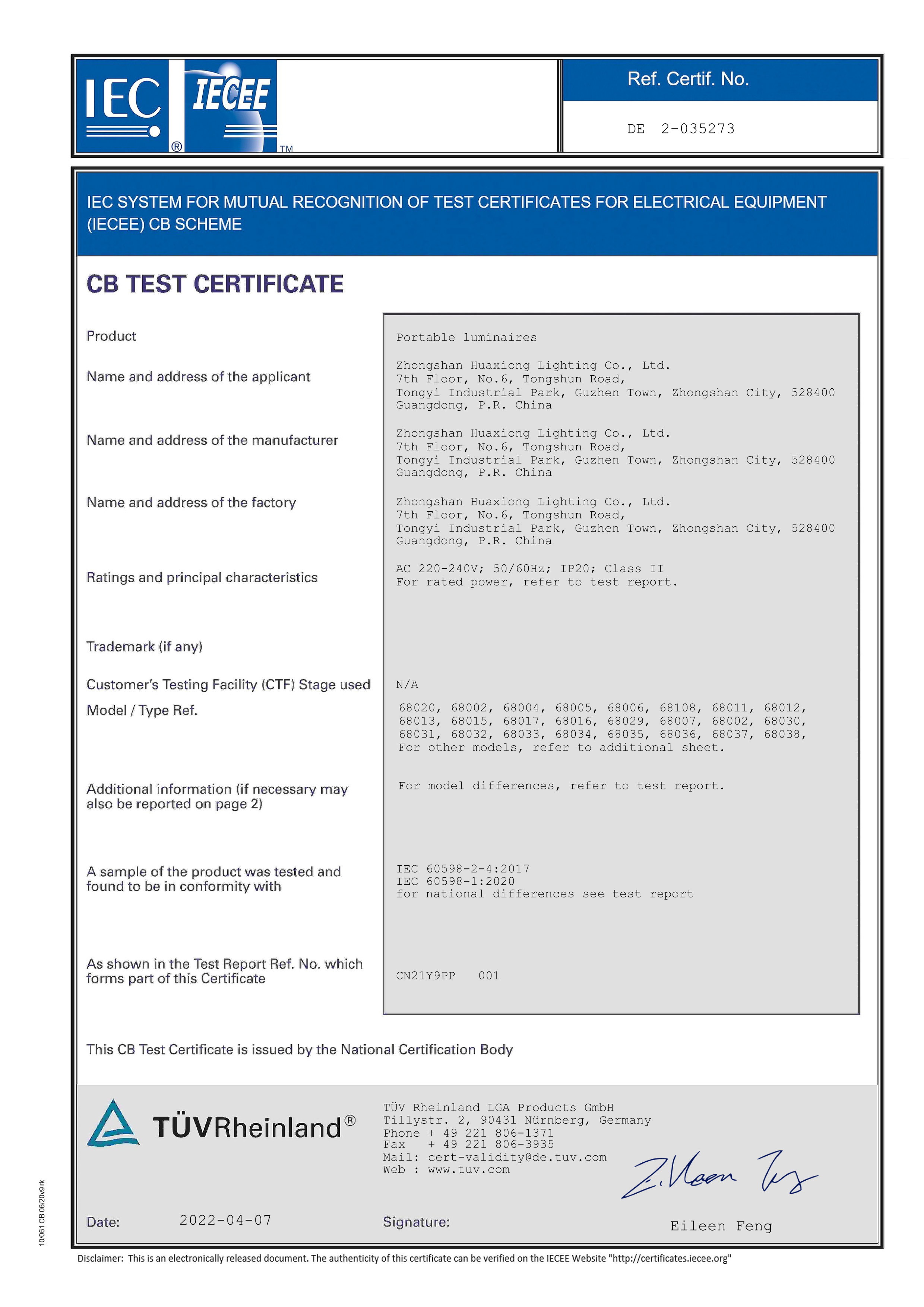 Certificat