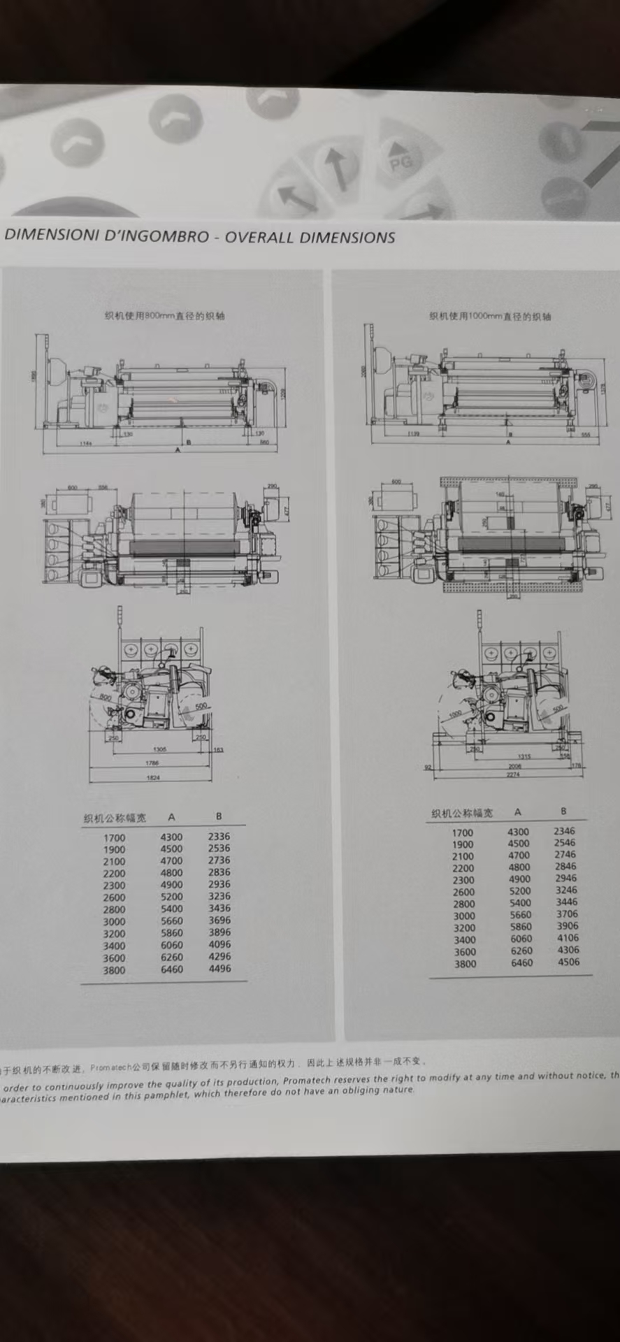 Flannelette weaving machine