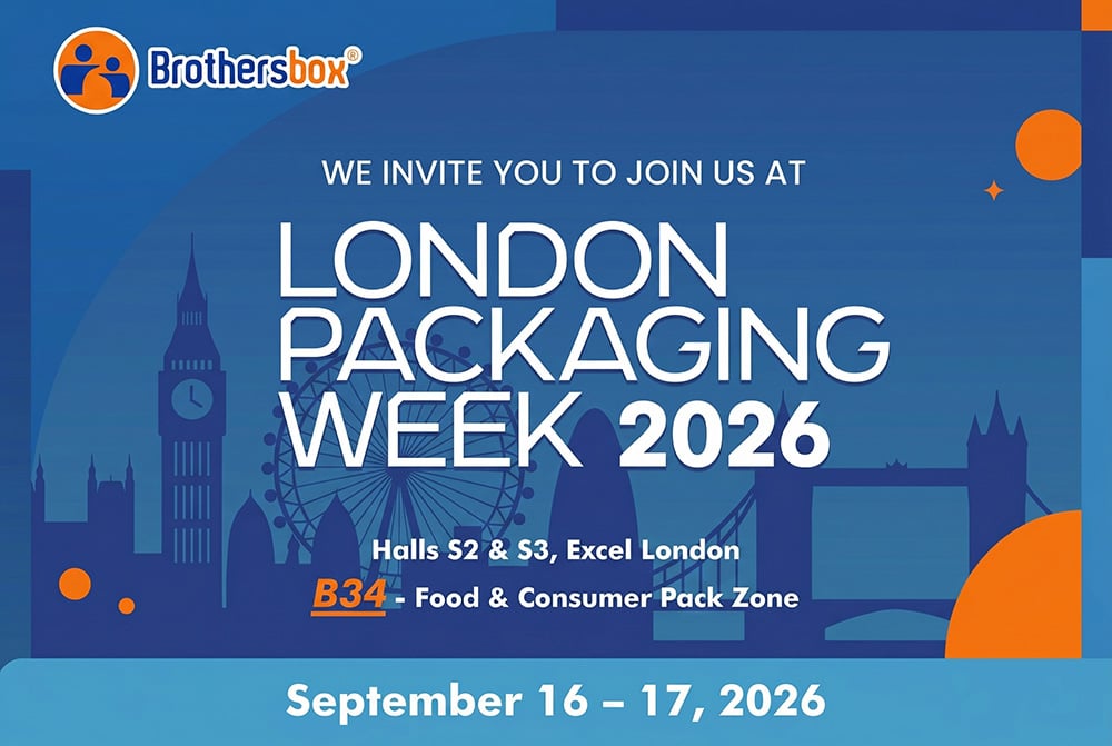 Junte-se à Brothersbox na London Packaging Week 2026: Elevando a experiência de desembalagem da sua marca