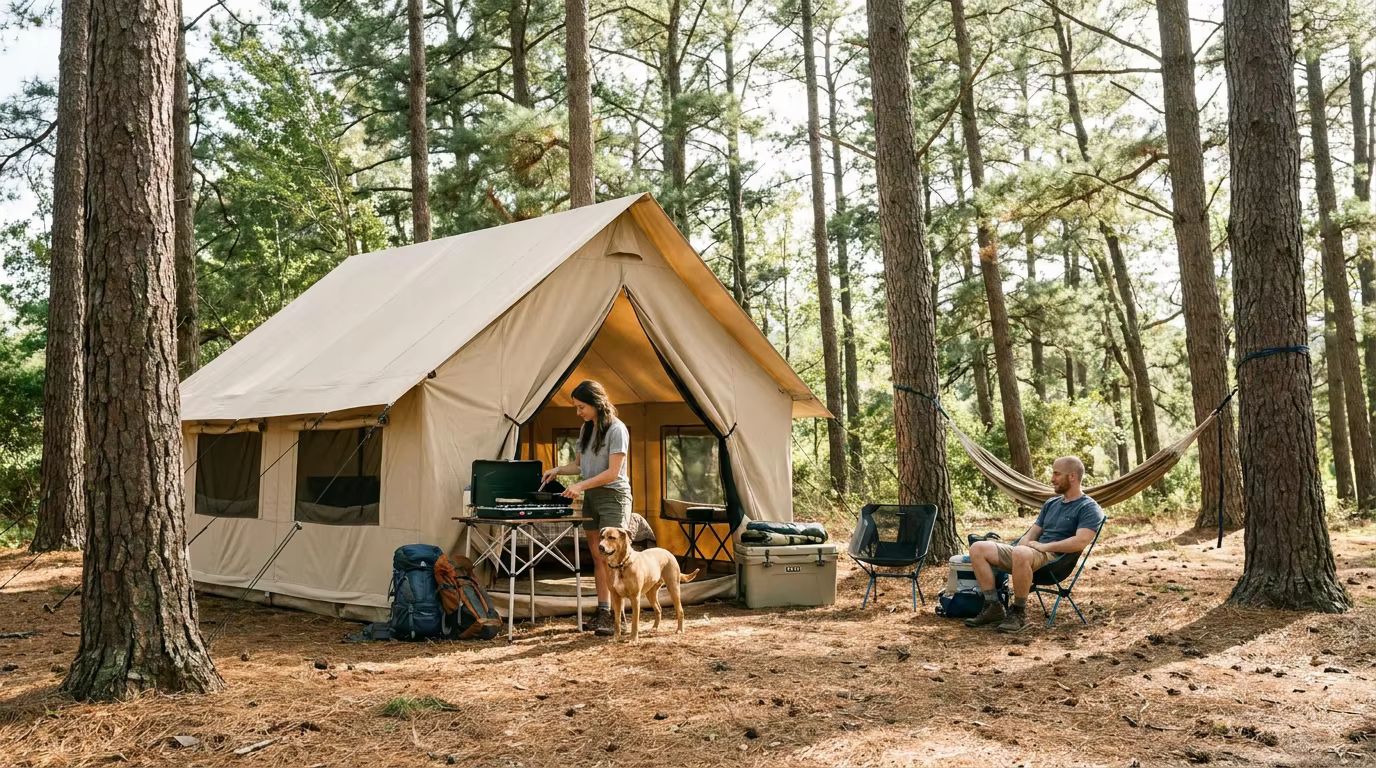 Experience Luxury with Under Canvas Glamping Tents