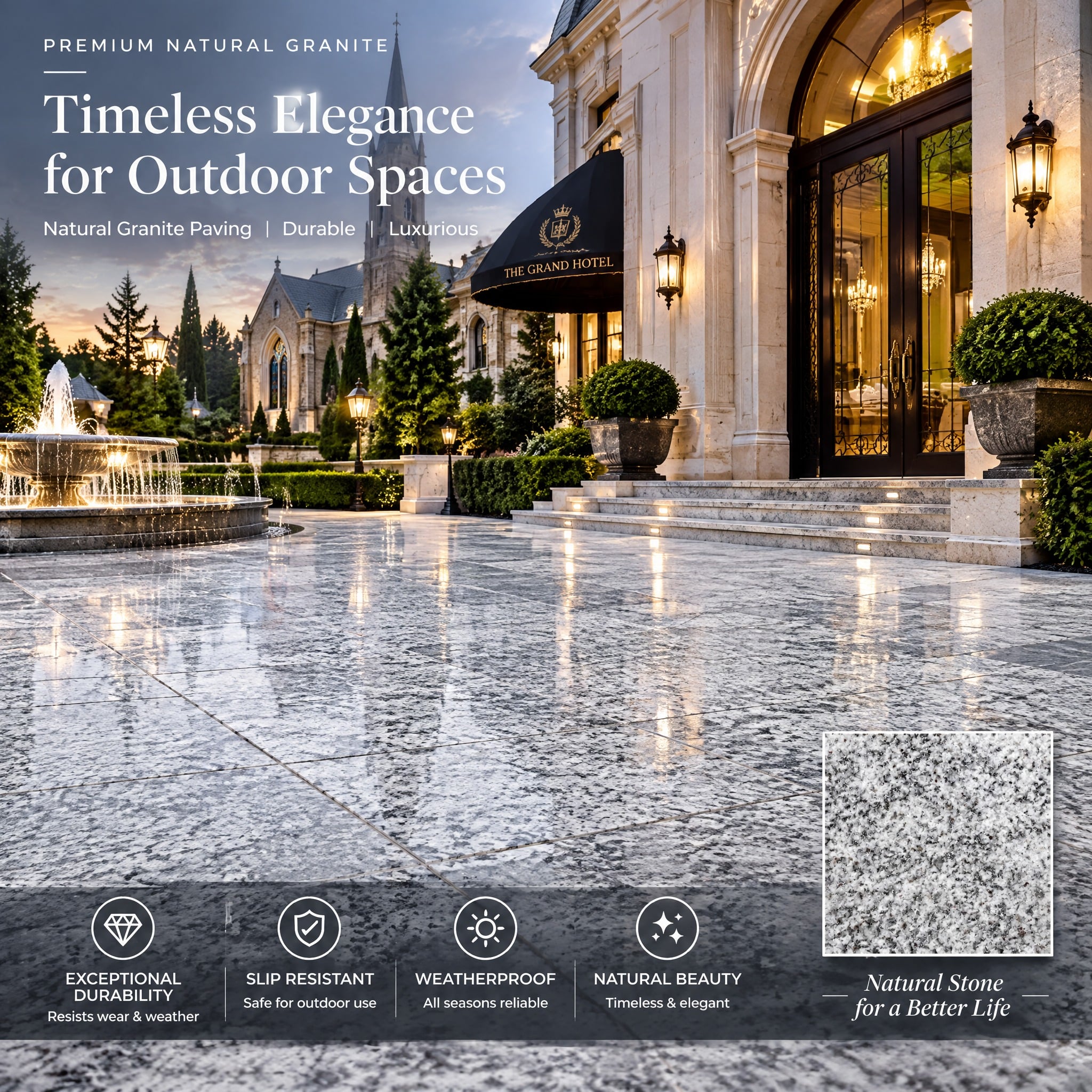 G603 Light Grey Sesame Granite Durable Polished Stone For Construction Countertops Wall Floor
