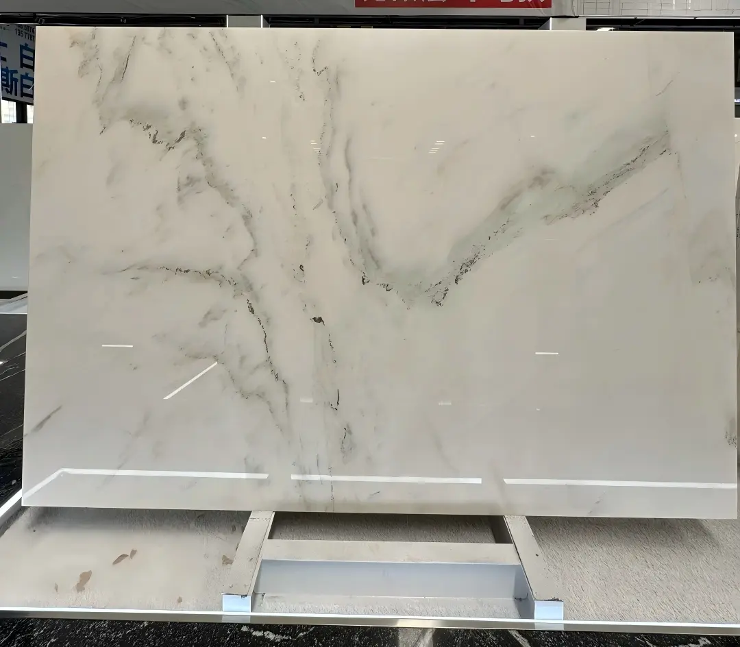 Oriental White Marble | Chinese Baoxing White Marble met subtiele grijze aders