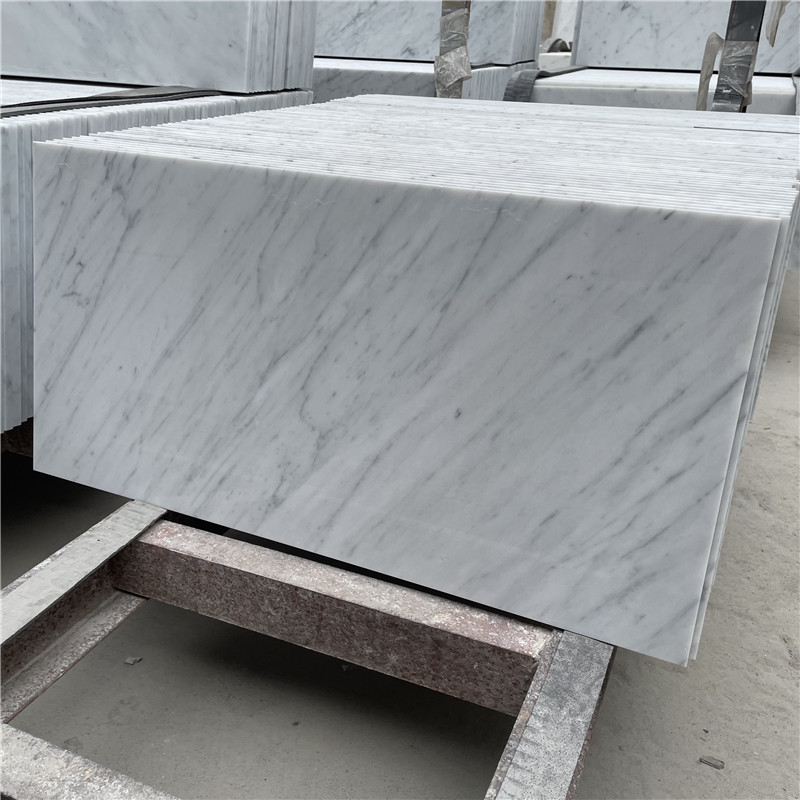 Natural Bianco Carrara White Marble Tiles | Italian Carrara Marble for Bathroom & Full Interior Decoration | PAIA STONE