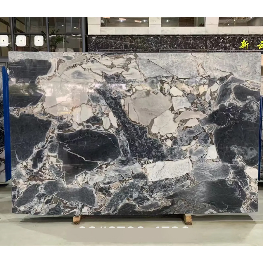 Titanic Storm Marble | Dramatic Blue Natural Marble for Luxury Architecture