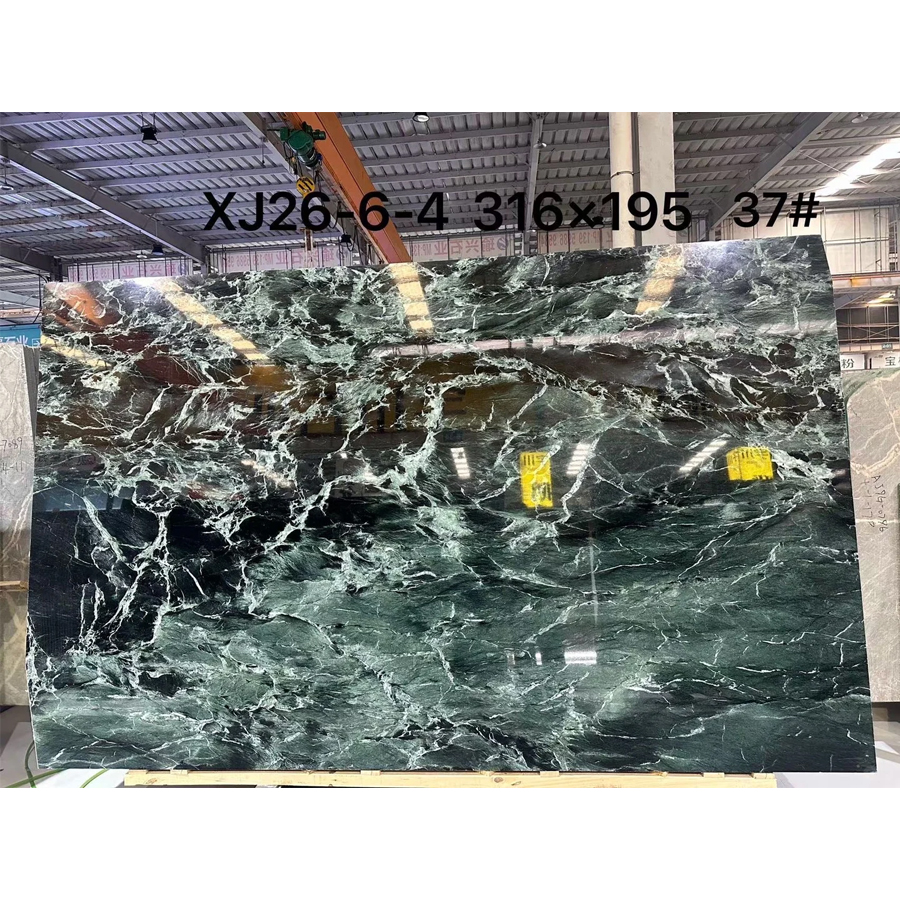 Marmer Verde Antico | Lembaran Marmer Hijau Thessalia, Yunani