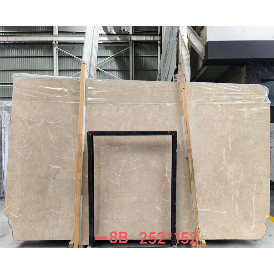 Golden Lotus Marble | Turkse beige marmerplaten en -tegels voor binnen- en buitentoepassingen bij villa-projecten