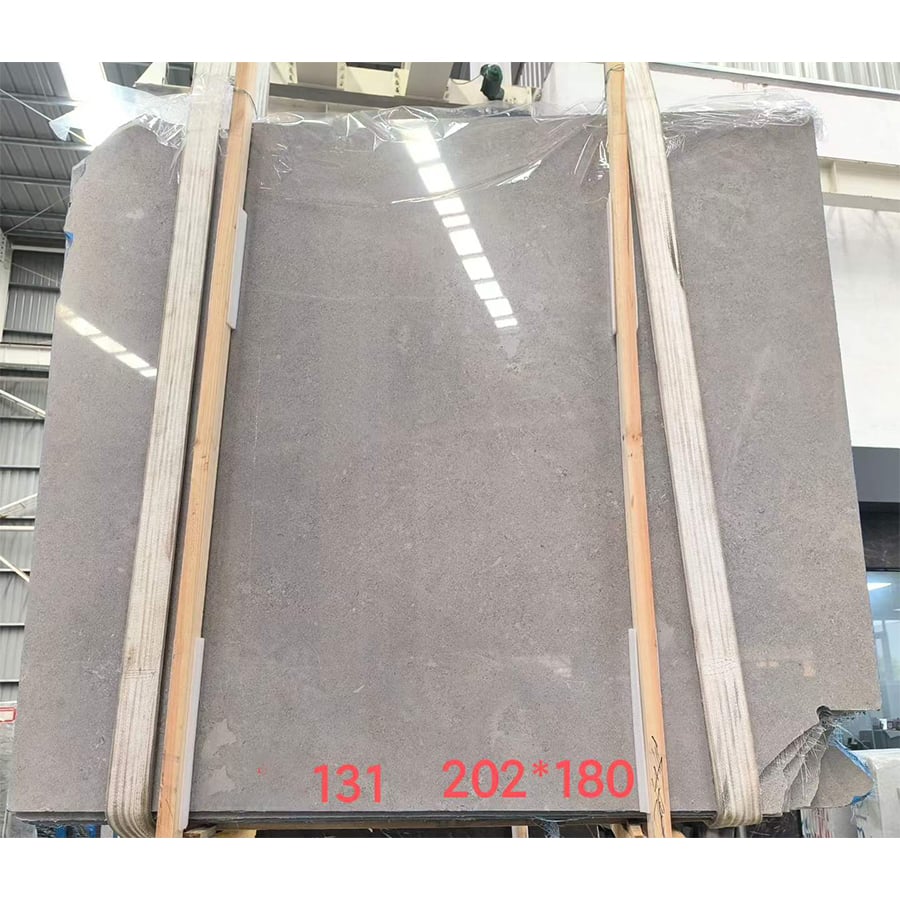 Natural Elegant Grey Marble Slabs, Subtle Smoky Vein Marble for Villa Decoration