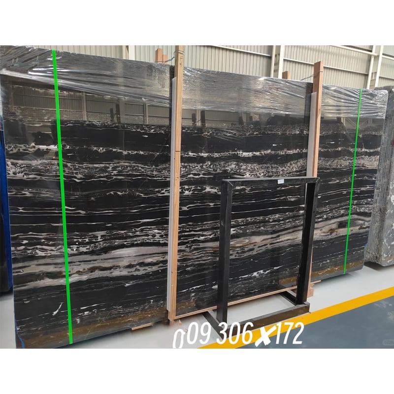 Silver Dragon Marble | Guangxi Nero Portoro Silver Vein Marble