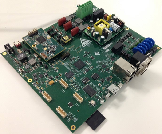 Jeking printed circuit board assembly TIDEP0058