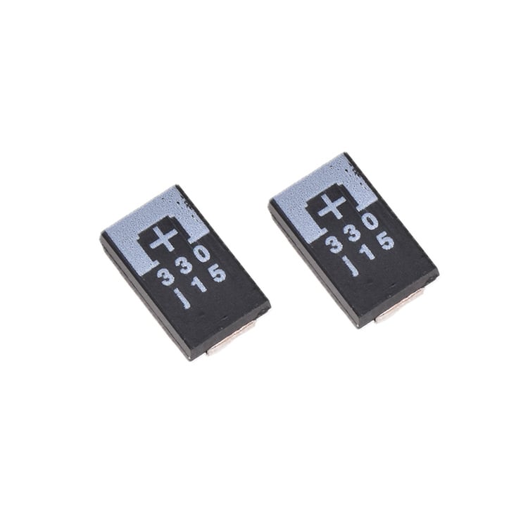 Jeking Tantalum Capacitors - Polymer 6.3volts 330uF ESR 25mohm 6TPE330MAP
