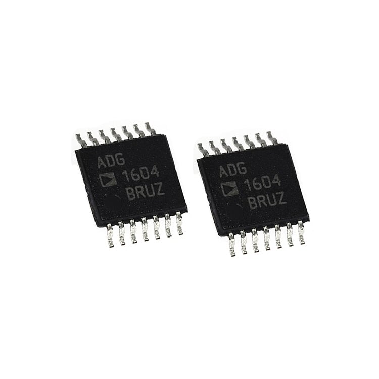 Jeking Switch ICs 1 Résistance typique allumée 5 V, +12 V, +5 V et +3.3 V, Multiplexeur 4:1 ADG1604BRUZ