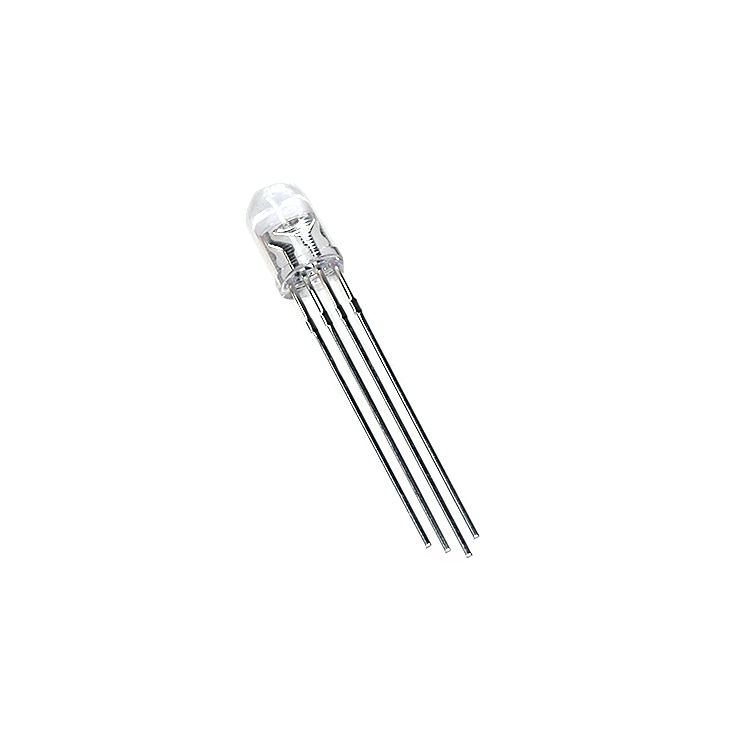 Jeking RGB LEDs T-1 3/4 (5 Mm) Through Hole Multi-Color LEDs WP154A4SUREQBFZGC