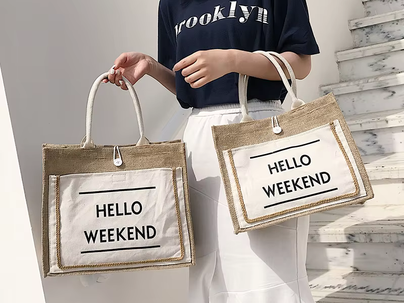 Ideas para Bolsas de Yute Personalizadas