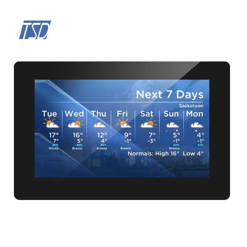 7 tum 800*480 UART-gränssnitt EK9716BD&EK73002ACGB+FT5446 TFT LCD-displaymoduler