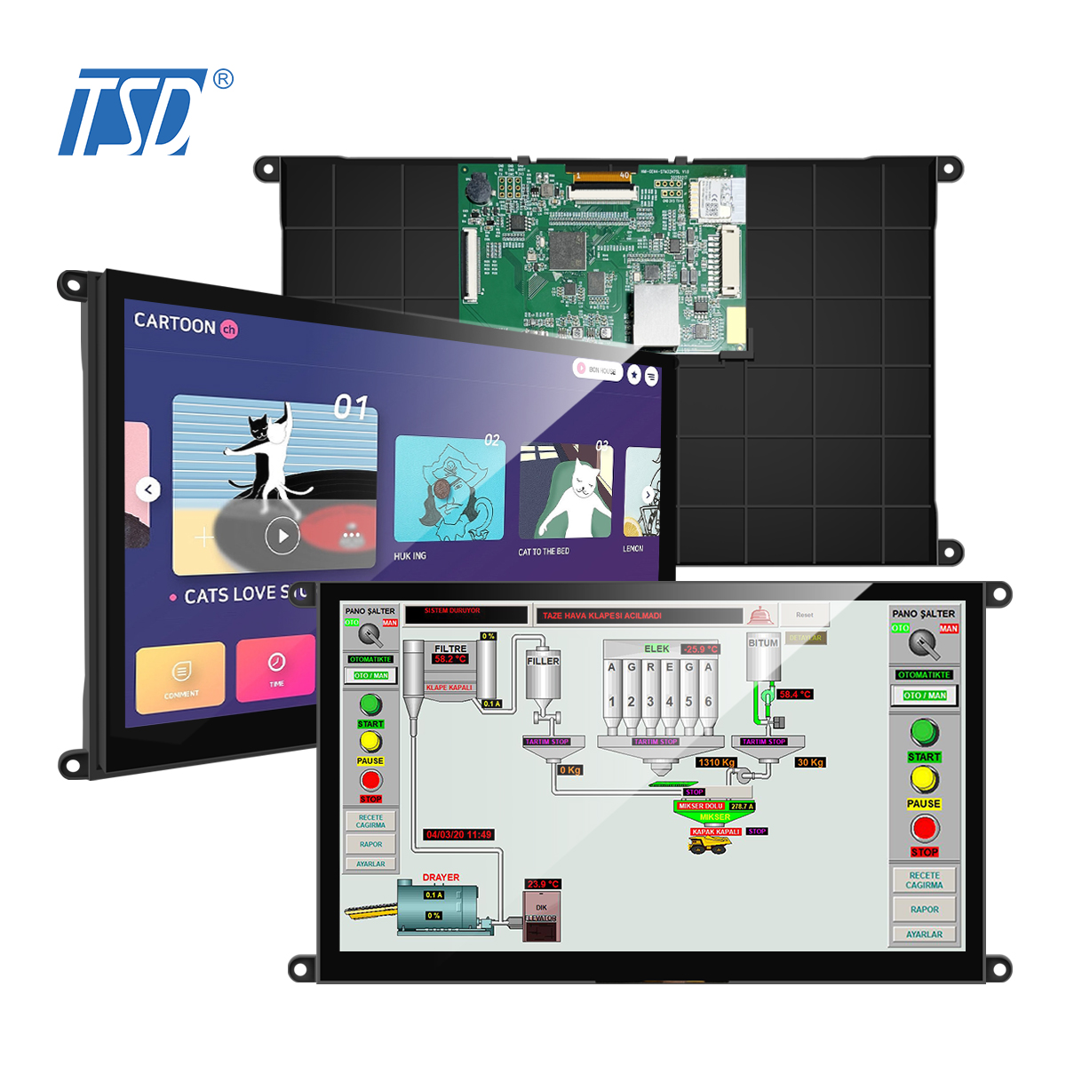 New Update！Gen4→Gen5-STM32-101CT-02.10.1 inch TFT LCD Display Modules