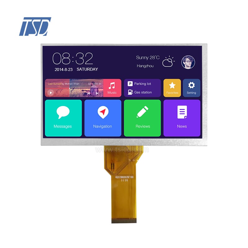 7 inch 800x480 LCD Panel 12H 50 Pins RGB Interface TN Screen TFT LCD Display Modules