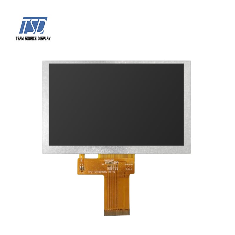 5 inch 800*480 IPS Screen ST7262A LVDS interface TFT LCD Display Modules