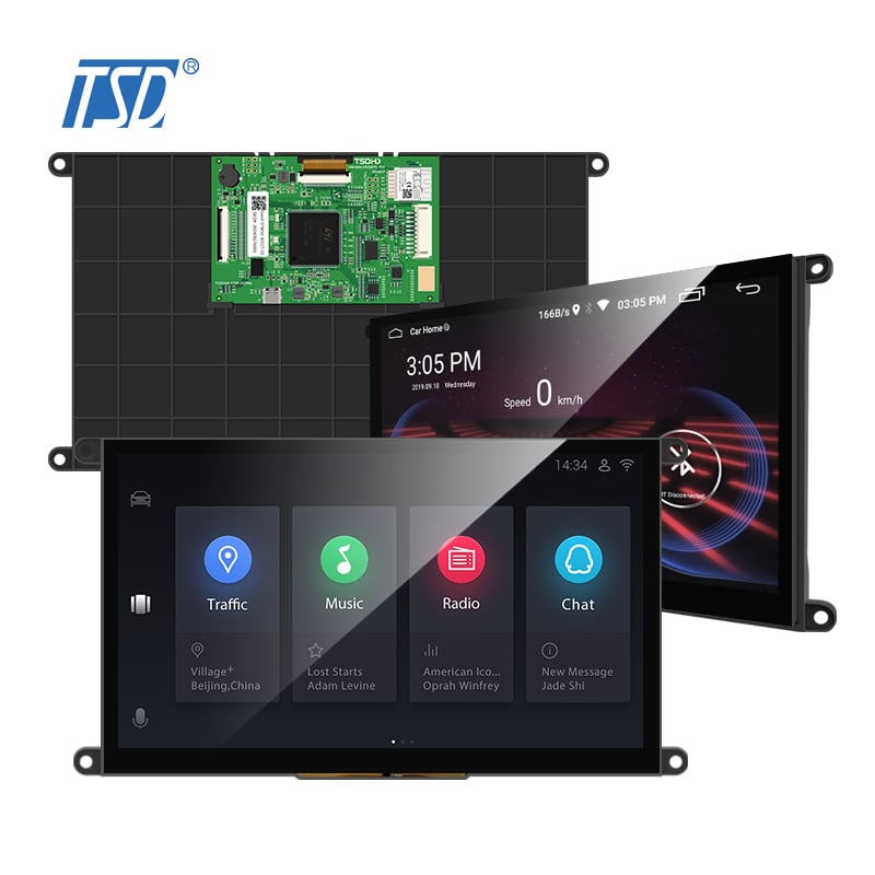 Gen4-STM32-101CT-0110,1 Zoll 1024*600 HD Smart TFT Display IPS-Bildschirm UART/RS232/RS485, 40-polige GPIO-Schnittstelle STM32H7R TFT LCD-Display-Module