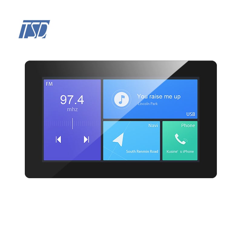módúil Taiscipeála TFT LCD 7 orlach 800*480 HDMI cineál A&USB Comhéadan TN EK9716BD&EK73002ACGB+FT5446