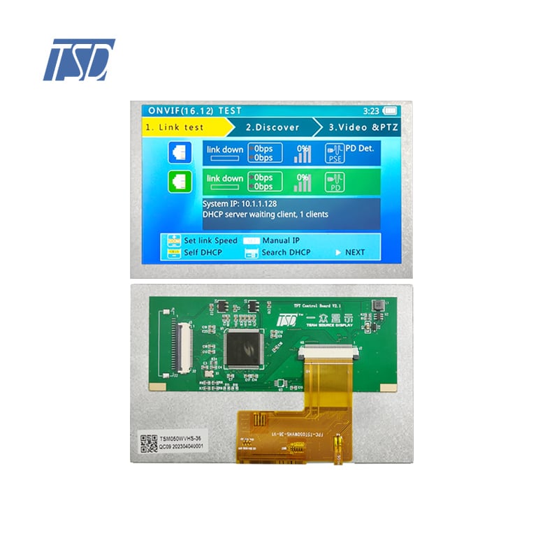 TSD 5 inch 800x480 MCU Interface SSD1963 IC TFT LCD Display Modules