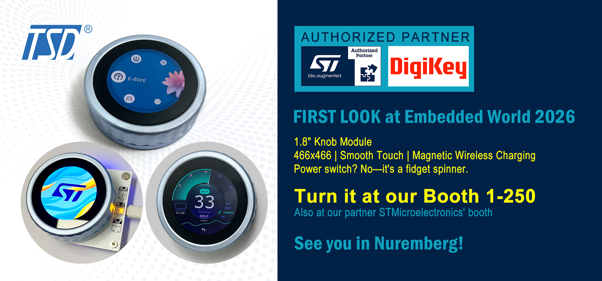 TSD New Product:1.8 inch knob module