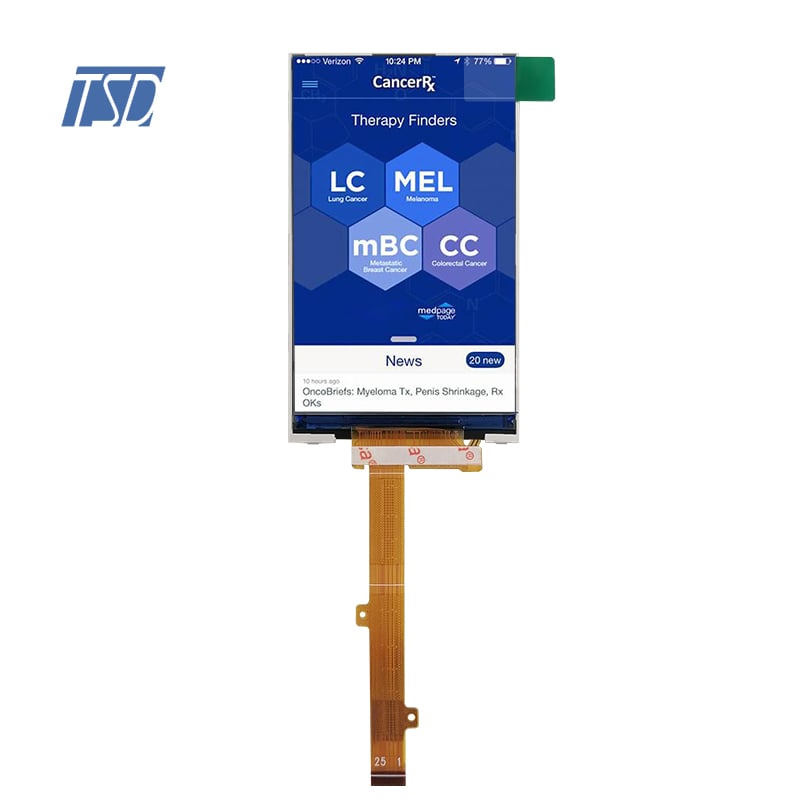 TSD Portable 480x800 3.5'' ips lcd écran mipi st7701s 3.5 pouces module d'affichage tft lcd