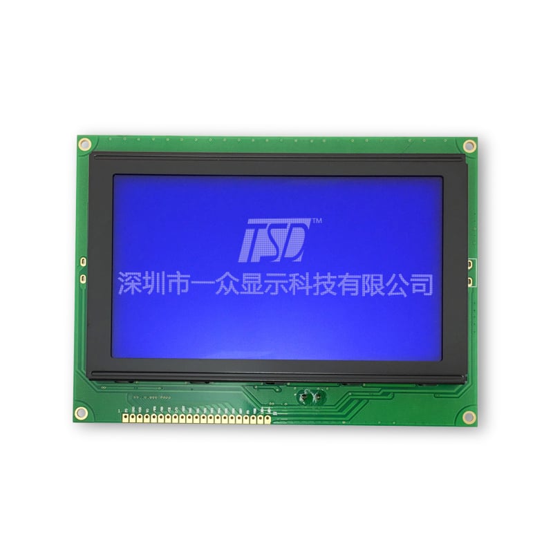 240x128 dots COB Display 3.3v STN-blue 240*128 Monochrome LCD TSM240128-3A Mono Graphic Display Modules
