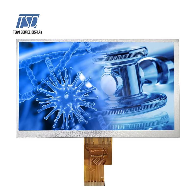 What are the common applications of a 7 inch LCD module?