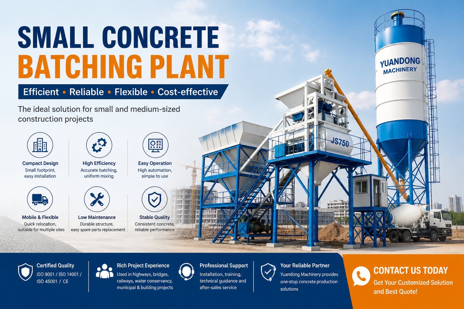 Small Concrete Batching Plant