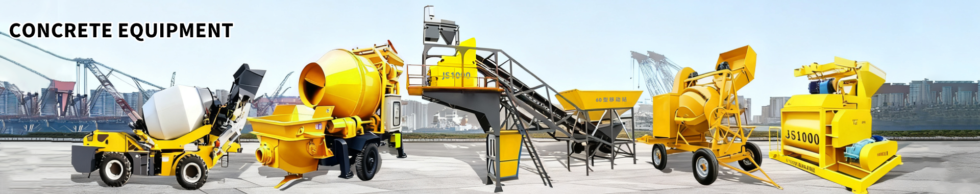 concrete pan mixer