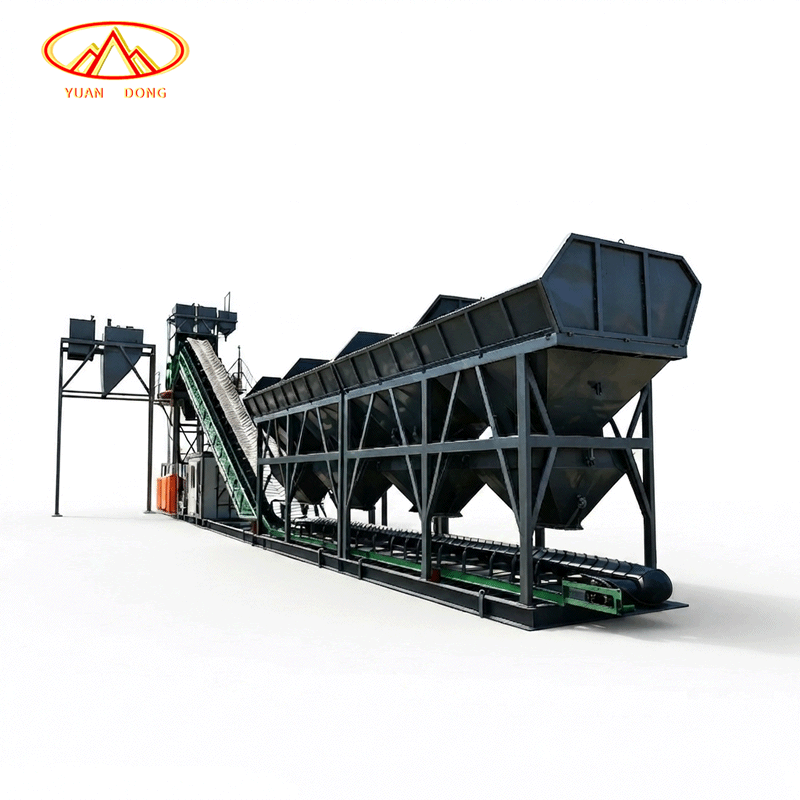 Custom construction machinery Mobile mixing station JS twin shaft mixer Forced concrete Batching mixing Equipment