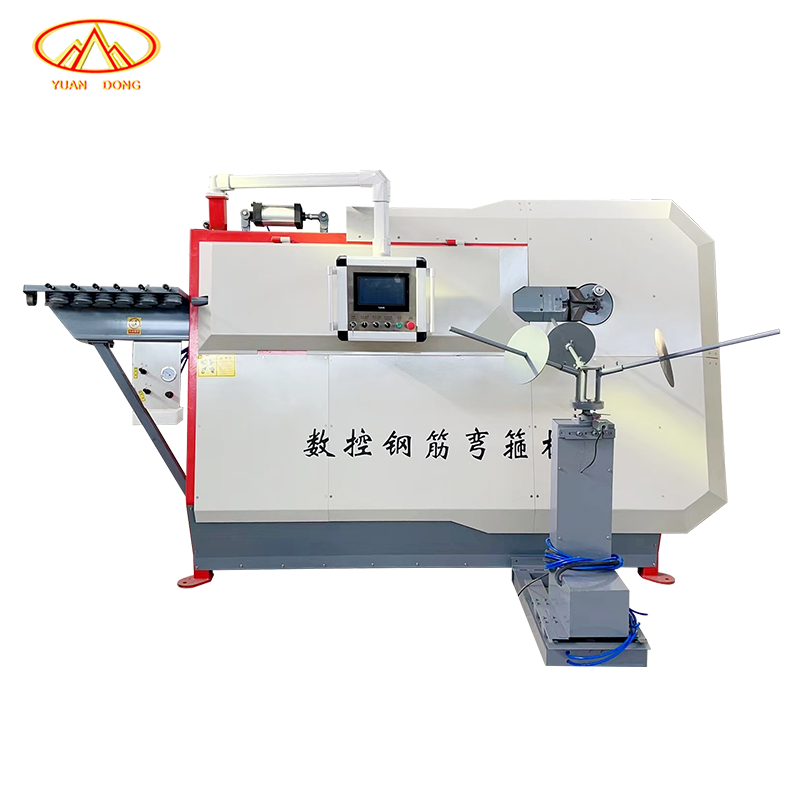 .Large Equipment Heavy Duty Automatic Manual CNC Wire Hoop Straightening Rebar Stirrup Bending Machine for Sale