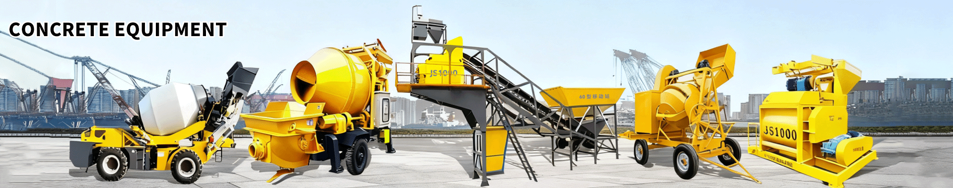 Concrete mixing plant