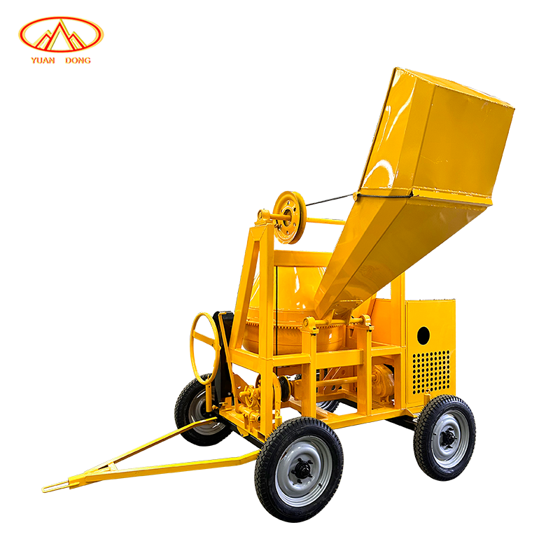 High-Strength Concrete Mixer Pump 500L 800L Vertical Shaft Concrete Mixer Vertical Multi-Functional Mini Electric Mobile Mixer for Concrete and Cement with Core Motor Component