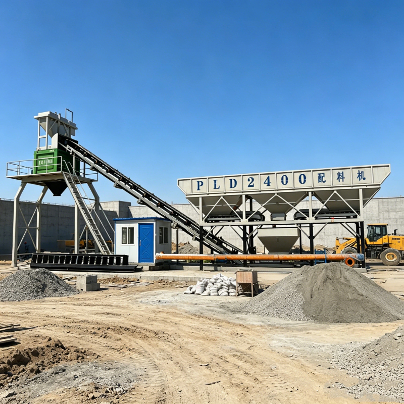 Good Quality Mobile Portable Concrete Batching Mixing Plant 90m³/H Cement Sand Batch Mixing Station For Sale
